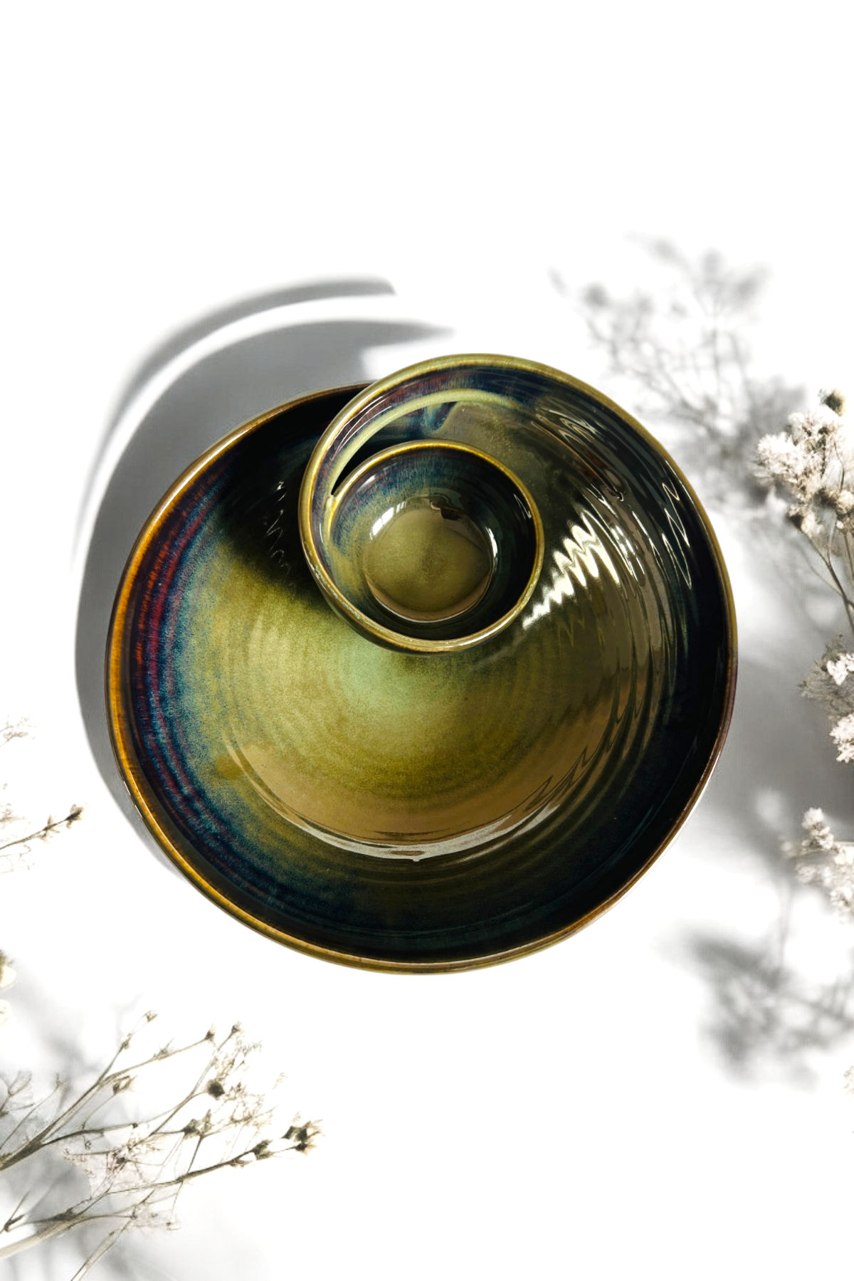 Enchanted Emerald Chip and Dip Bowl